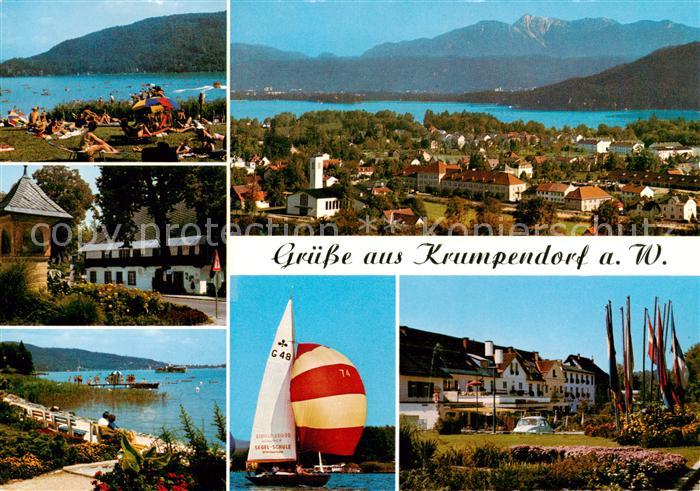 Krumpendorf Woerthersee AT Seepartien Panorama Segeln Hotel