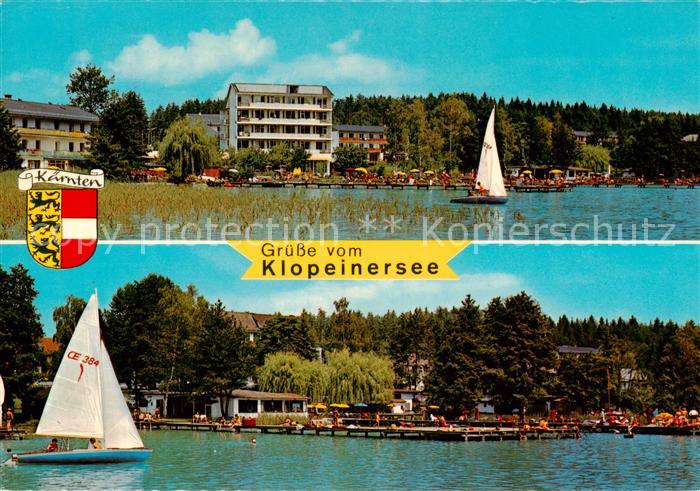 Klopeinersee Kaernten AT Seehotel Seepartien