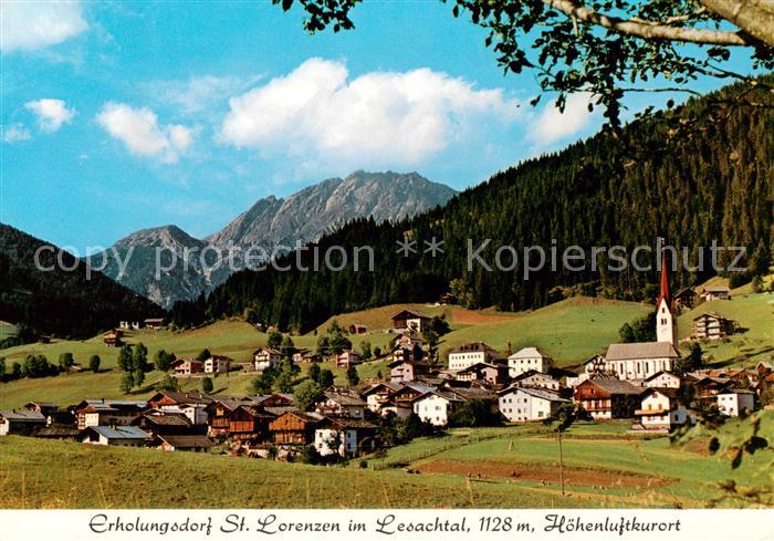 St Lorenzen Lesachtal Kaernten AT Panorama