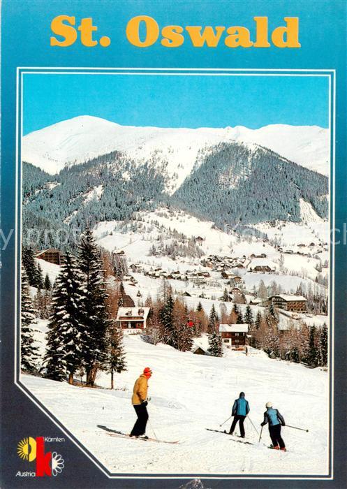 St Oswald Bad Kleinkirchheim Kaernten AT Panorama Skipiste