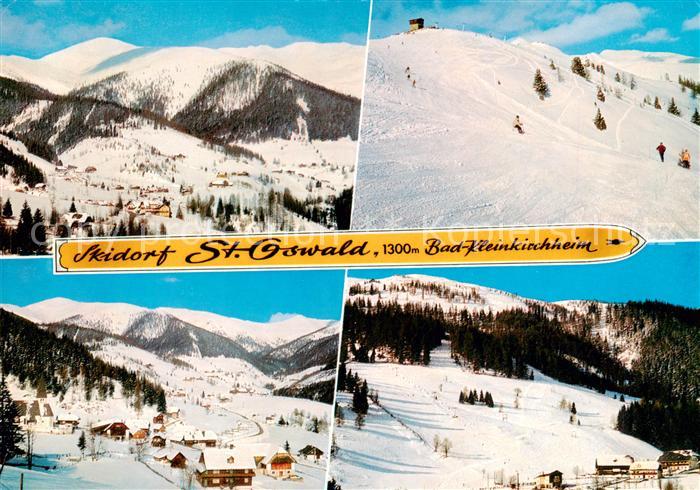 St Oswald Bad Kleinkirchheim Kaernten AT Alpentherme Winterpanorama