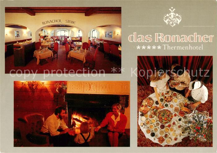 Bad Kleinkirchheim Kaernten AT Das Ronacher Thermenhotel Ronacher Stube