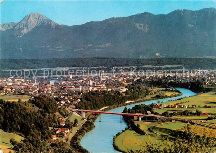 Villach Kaernten AT Fliegeraufnahme