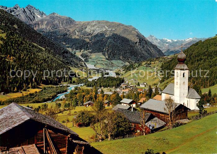 Doellach Kaernten AT Panorama mit Kirche