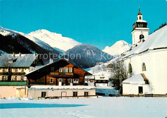 St Jakob Defereggen Tirol AT Ortspartie mit Kirche