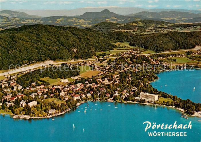 Poertschach Woerthersee Fliegeraufnahme