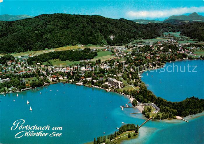 Poertschach Woerthersee Fliegeraufnahme
