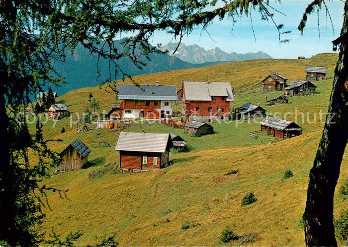 Greifenburg Kaernten AT Emberger Alm Panorama