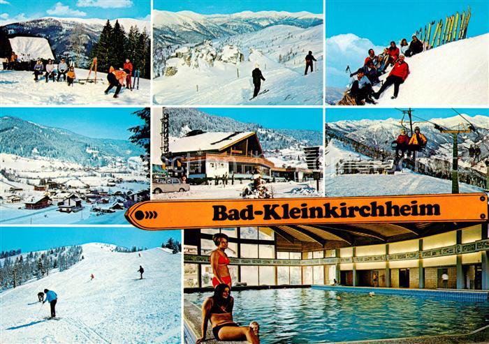 Bad Kleinkirchheim Kaernten AT Alpentherme Thermalhallenbad Panorama Sessellift