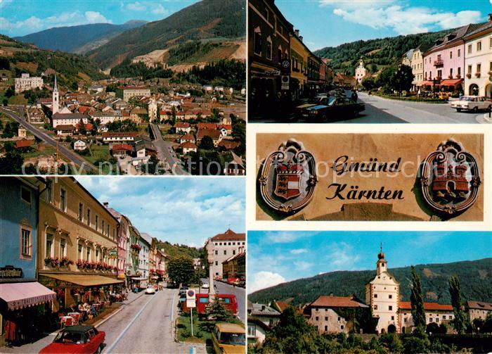 Gmuend Kaernten Stadtansicht Strassenpartien Schloss