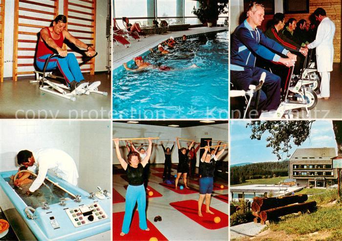 Althofen Kaernten AT Kurbad Gymnastikraeume Hallenbad Unterwassermassage
