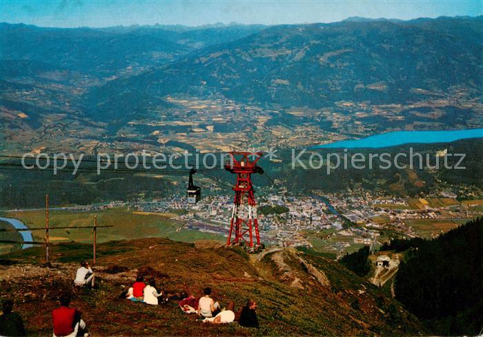 Spittal Drau Kaernten AT mit Goldeck Seilbahn Millstaettersee Seeboden Lieserhof