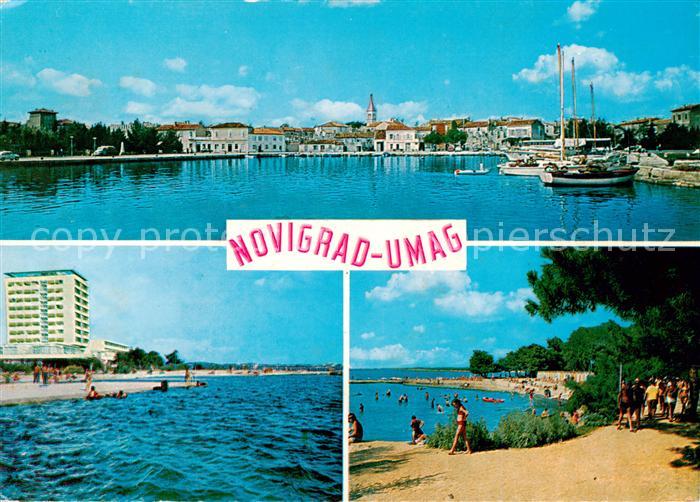 Novigrad Croatia Hafenpartie Hotel Strand