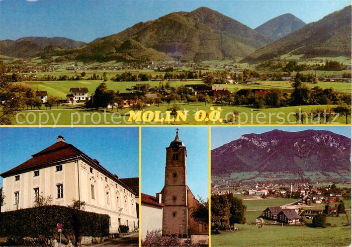 Molln AT Panorama Erholung im Steyrtal Kirche