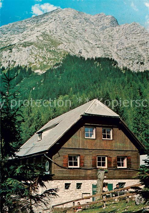 Rohrauerhaus 1354m Spital Pyhrn AT Berghuette mit Grossem Pyhrgas