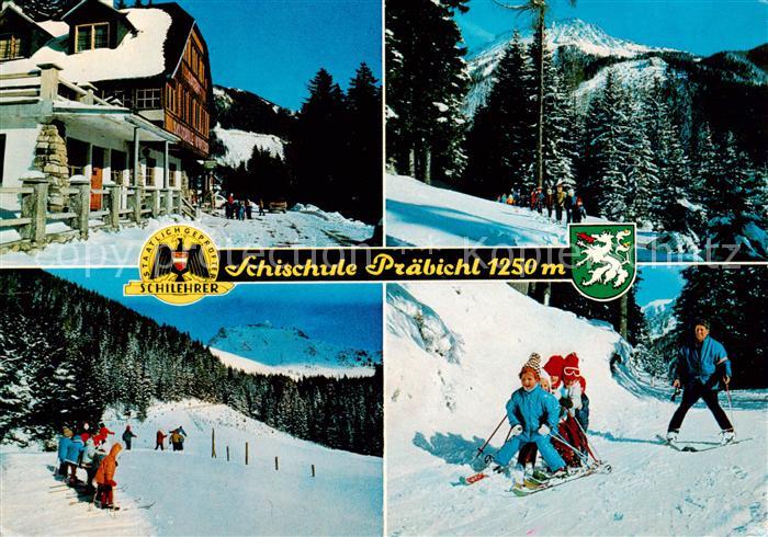 Praebichl Eisenerz Steiermark AT Schischule Kinderschipension Winterlandschaft