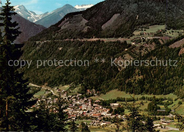 Obervellach Kaernten AT Panorama Blick ins Moelltal