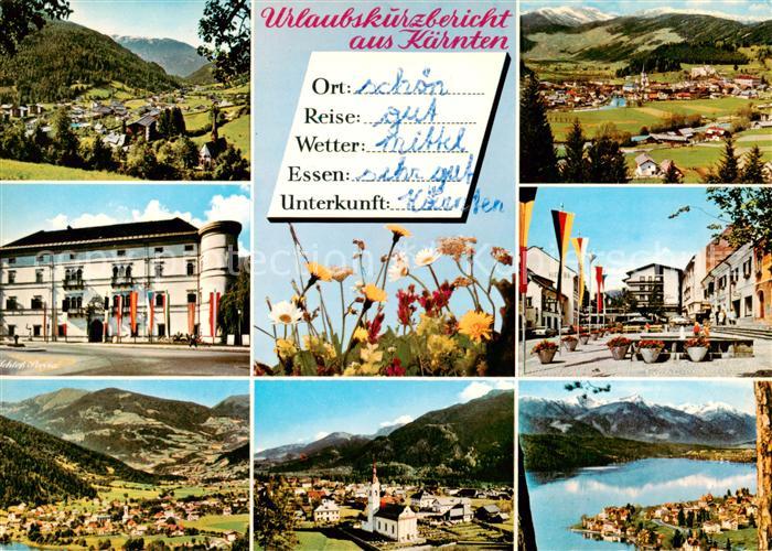 Bad Kleinkirchheim Kaernten AT Schloss Porcia Obervellach Feld am See Dellach Mi