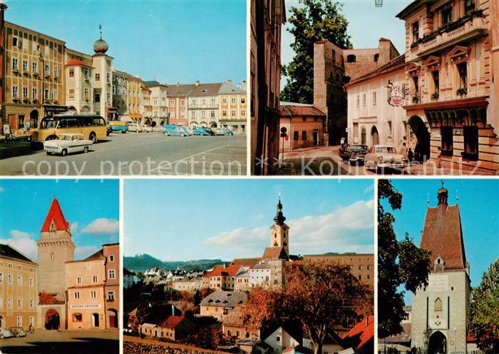 Freistadt Muehlviertel Oberoesterreich AT Ortsansichten Motive Innenstadt Mittel