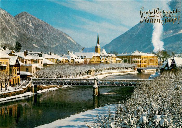 Bad Ischl Salzkammergut AT Winterzauber am Traunufer Weihnachts- und Neujahrskar