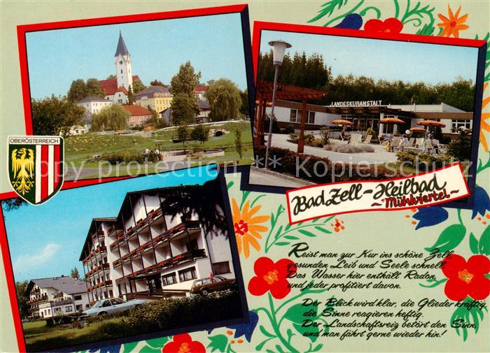 Bad Zell AT Heilbad Erholungsort Radonheilbad Landeskuranstalt Parkanlagen