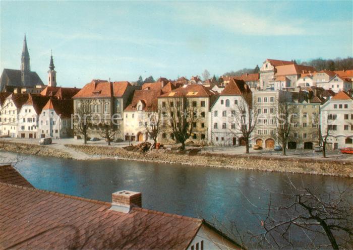 Steyr Enns Oberoesterreich Blick auf den Ennskai