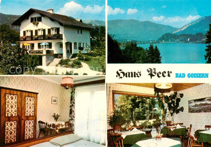Bad Goisern Salzkammergut Gaestehaus Pension Haus Peer Panorama See Alpen