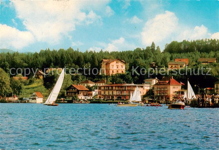 Velden  Woerthersee AT Ansicht vom See aus