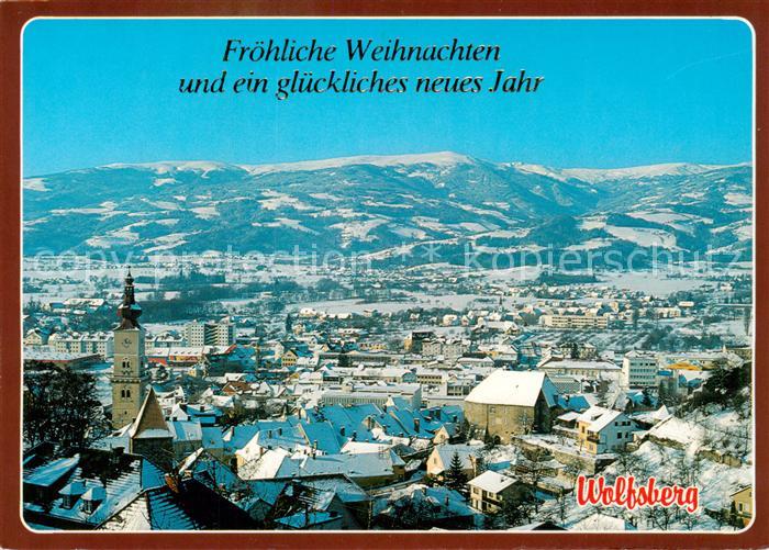 Wolfsberg Kaernten AT Winterpanorama