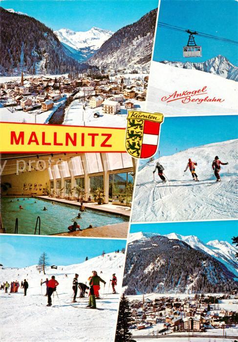 Mallnitz Tauernbahn Kaernten AT Wintersportplatz Skigebiete Haeusler-Alm Ankogel