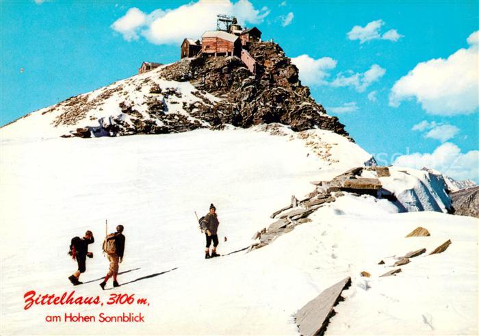Hoher Sonnblick 3106m Rauris-Woerth AT Zittelhaus Bergsteiger
