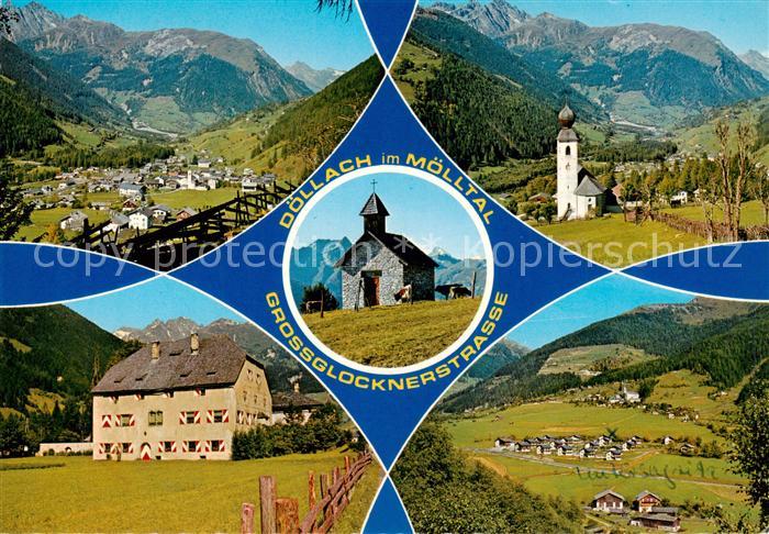 Doellach Kaernten AT Panorama Moelltal Maria Dornach Schloss Grosskirchheim Sagr
