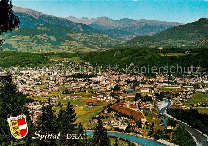 Spittal Drau Kaernten AT Panorama