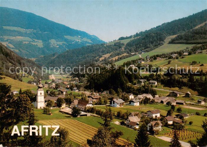 Afritz See Kaernten AT Panorama Erholungsort im Gegental