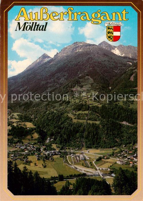 Ausserfragant Moelltal Flattach Kaernten AT Panorama Ferien- und Erholungsort