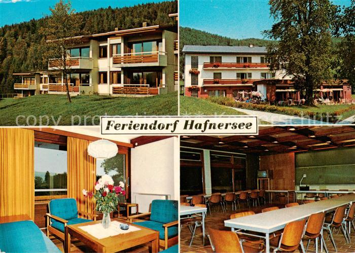 Keutschach am See Kaernten AT Feriendorf Hafnersee Bungalow Wohnzimmer Restauran