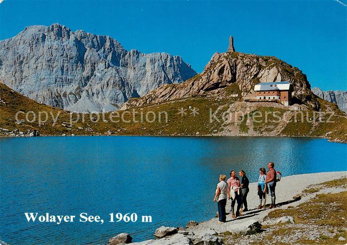 Wolayersee 1960m Birnbaum Lesachtal AT Eduard Pichl Huette Bergsee Biegengebirge