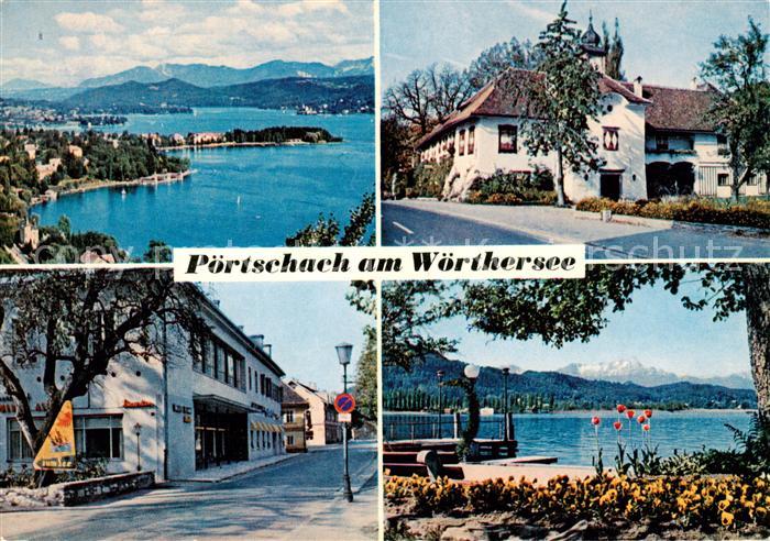Poertschach Woerthersee Panorama Schloss Leonstein Hotel Werzer Strandpromenade