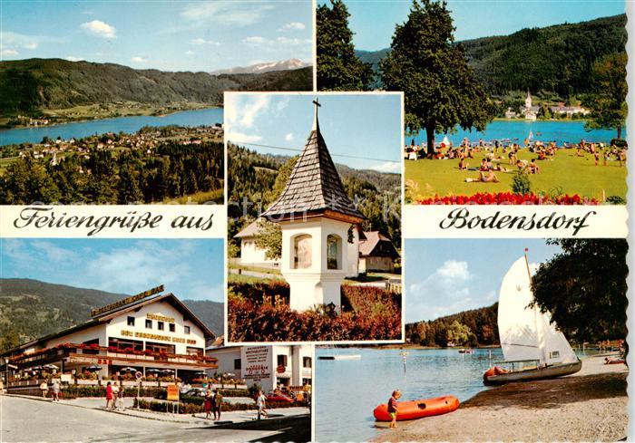 Bodensdorf Ossiacher See AT Panorama Ferienort Badeanlagen Hallenbad Hotel Resta