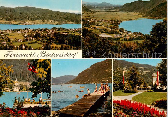 Bodensdorf Ossiacher See AT Panorama Ferienort Erholungsgebiet am Fusse der Gerl