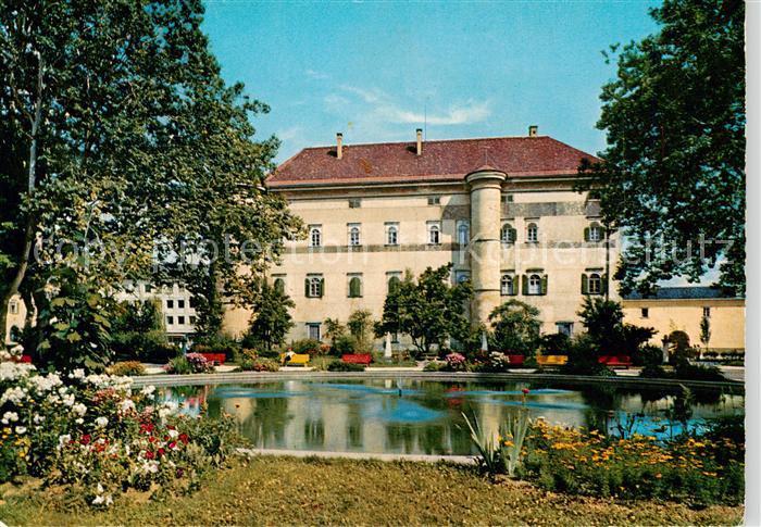 Spittal Drau Kaernten AT Renaissance Schloss Porcia 16. Jhdt. Teich