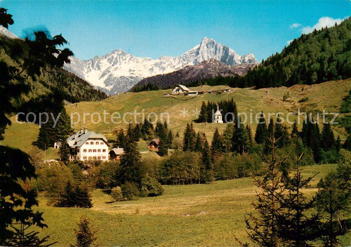 Ploeckenhaus 1250m Koetschach-Mauthen Kaernten AT am Ploeckenpass Grenzuebergang