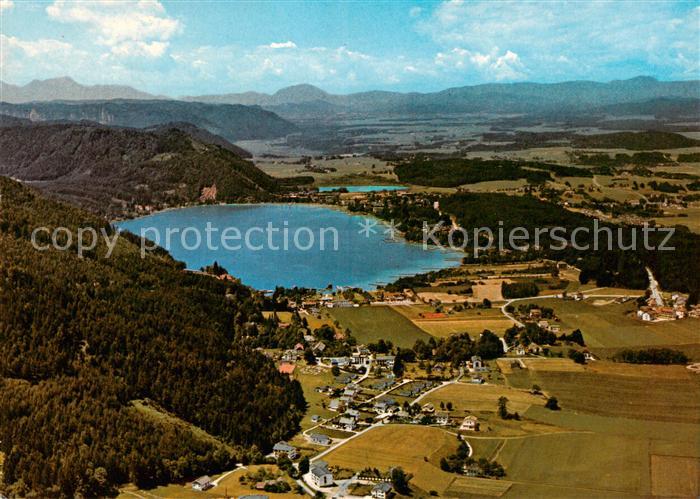 Unterburg Klopeinersee Kaernten AT Panorama Erholungsgebiet
