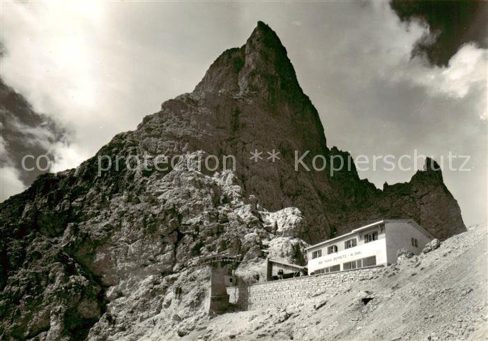 Langkofelscharte 2681m Langkofelhuette IT Forcella Sassolungo Rifugio Toni Demet