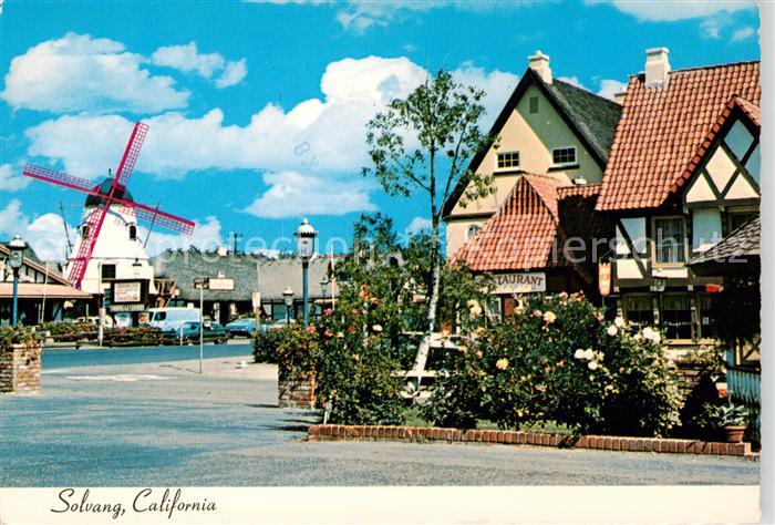 Solvang California USA Teilansicht mit Windmuehle