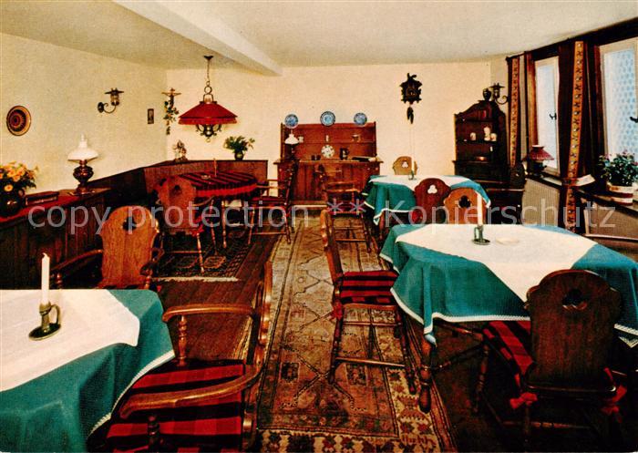 Schoenwald Schwarzwald Gasthof Pension zum Ochsen Gaststube