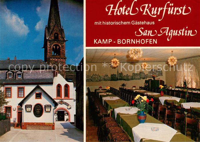 Bornhofen Kamp Hotel Kurfuerst Historisches Gaestehaus San Augustin