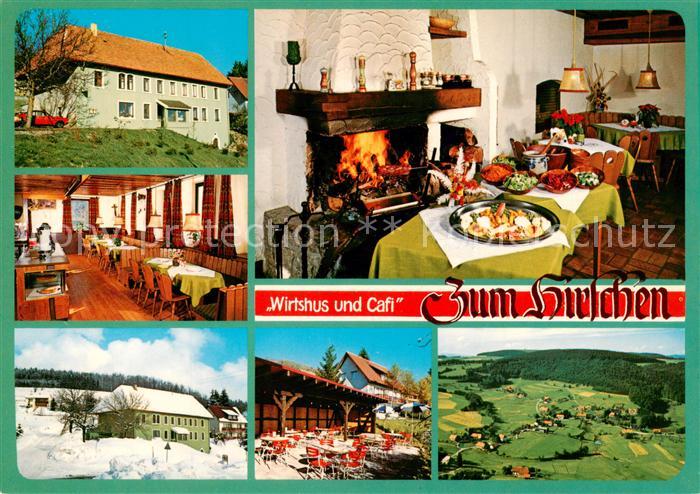 Altenschwand Waldshut Wirtshus und Cafi zum Hirschen Kaminzimmer Grill Luftaufna