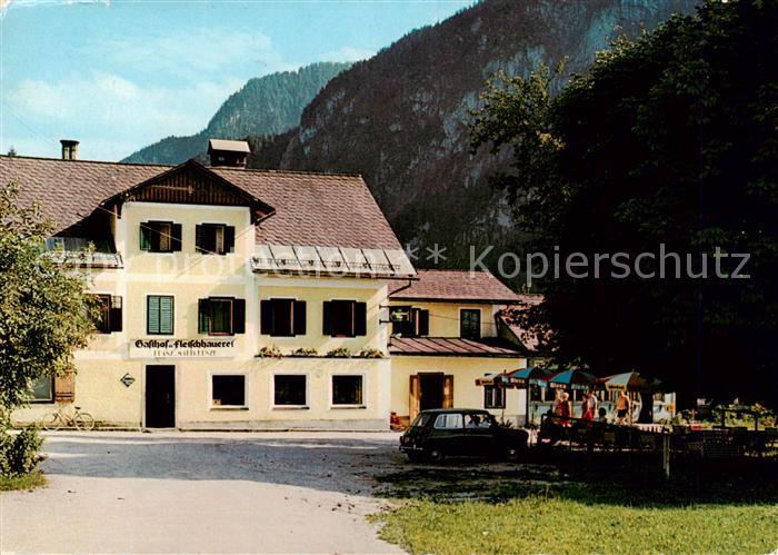 Steeg Hallstaettersee Gasthof und Fleischhauerei Kunze