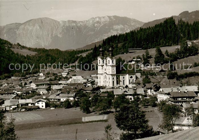 Hopfgarten Brixental Tirol AT Panorama Kirche